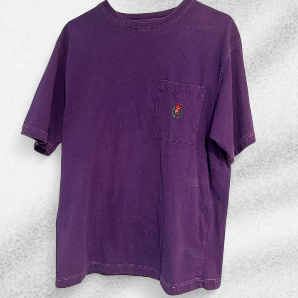 Vintage purple chaps ralph lauren mens t-shirt